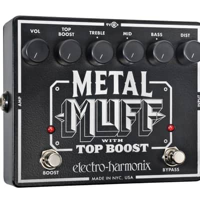 Electro-Harmonix METAL MUFF Distortion with Top Boost Battery included, 9.6DC-200 PSU optional image 2