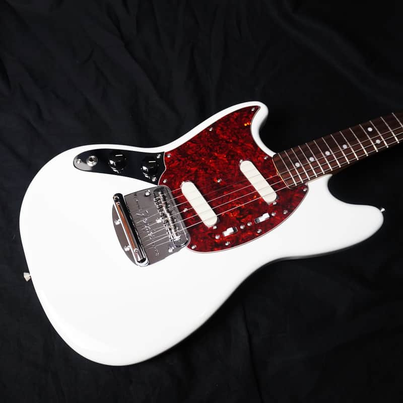 2025 Fender Made in Japan Traditional FSR 60s Mustang Left-Hand Olympic White – Limited Edition