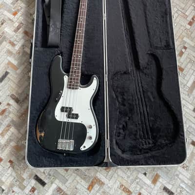 Fender Precision Bass with Rosewood Fretboard 1970 - 1983 - Black image 1
