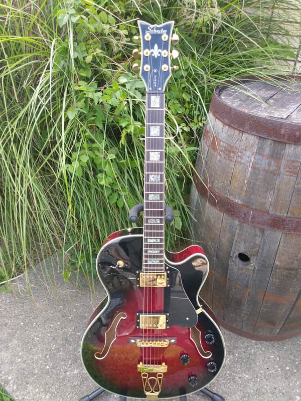 Schecter Jazz-Elite Diamond Series Hollow Body Electric | Reverb