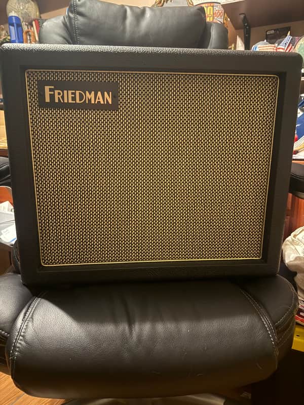 Friedman 112 Vintage 65-Watt 1x12" Closed Back Guitar Speaker Cabinet 2019 - Present - Black image 1