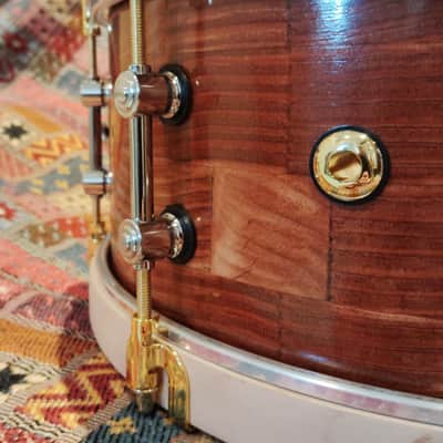 SSS Solid Shell Shop Custom Snare Drum Unikat 2025 - Brown image 17
