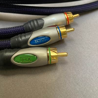 ✅Liaison MONSTER CABLE 3x RCA-3x RCA THX longueur 1,10M Etat neuf image 3
