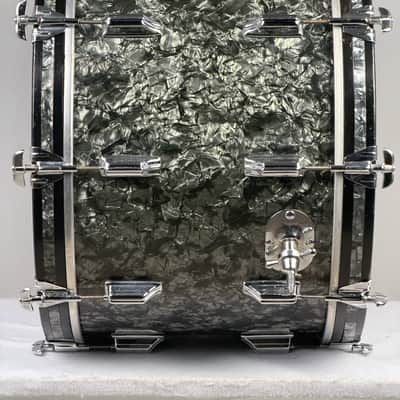 Rogers 22/13/16/5x14" 60's Drum Set - Black Diamond Pearl image 7