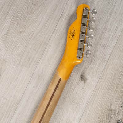 Mint Fender Custom Shop S23 Limited Edition 1950 Double Esquire Heavy Relic Guitar, Aged White Blonde image 10