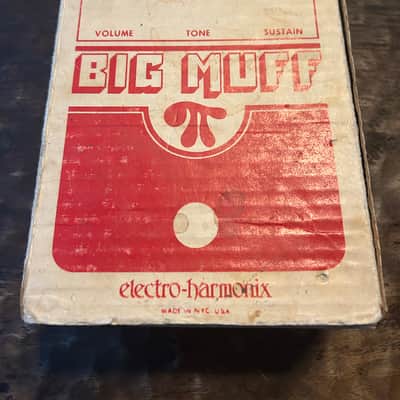 Electro-Harmonix Big Muff Pi V3 (Red & Black) 1977 - 1978 - Silver image 2