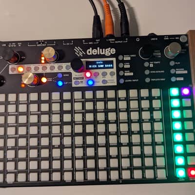 Synthstrom Audible Deluge 64-Voice Desktop Synthesizer with OLED Display 2022 - Present - Black image 2