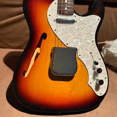 Fender killer! Clean Fernandes  Thin line tele 1993 - Sunburst image 1