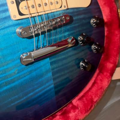 2021 Gibson Les Paul Traditional Pro V - Blueberry Burst image 8
