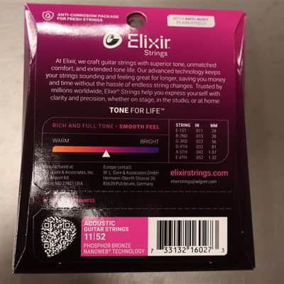 Elixir Acoustic Phosphor Bronze Custom Light 11-15-22-32-42-52 image 2