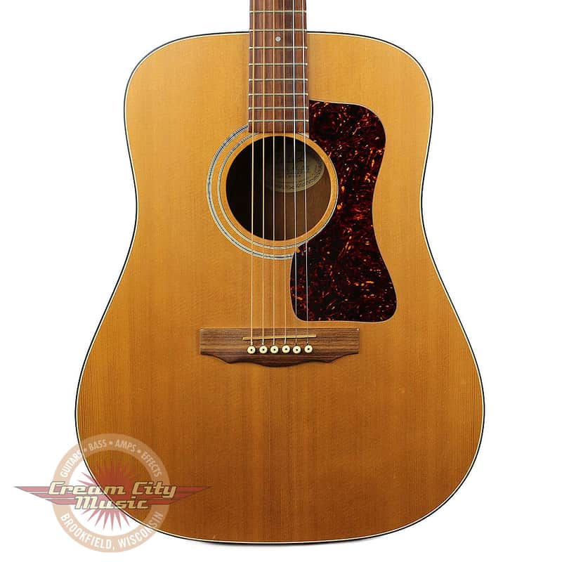 Used Guild D4-NT-HR True American Dreanought Acoustic Guitar