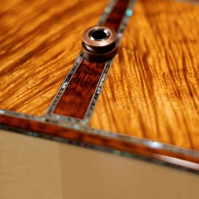 Santa Cruz 000 45 Style Acoustic Guitar - Old Growth Adirondack/Koa with Hardshell Case image 16