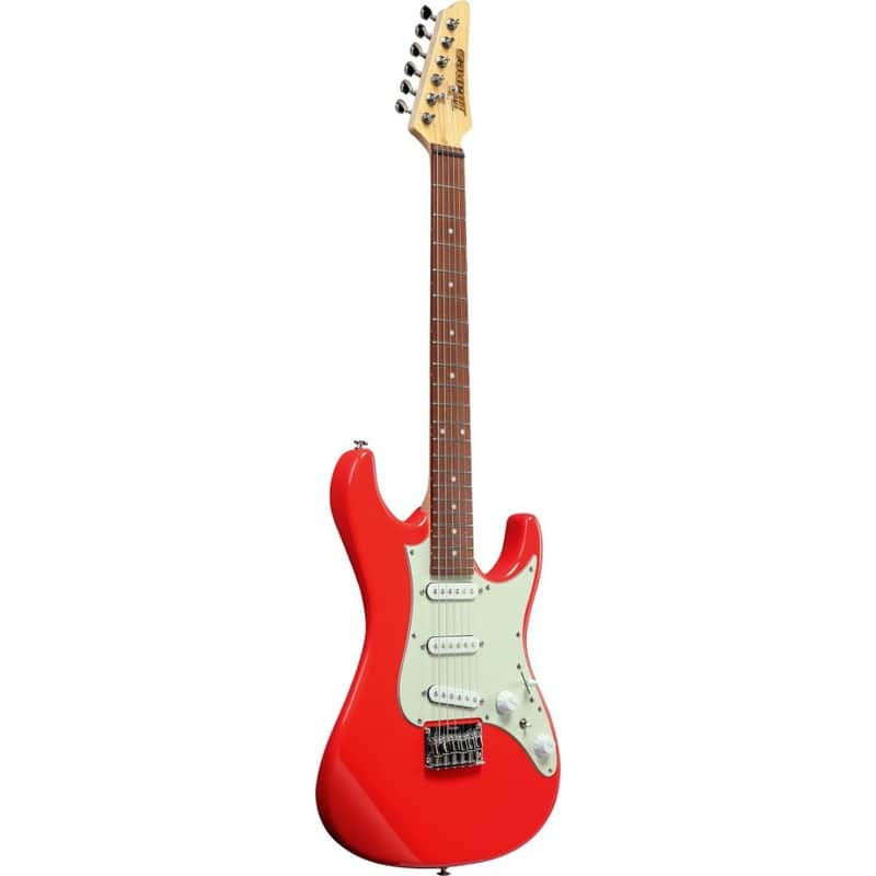 Mint Ibanez Model AZES31VM Solid Body Electric Guitar in a Vermillion Finish - NEW image 1