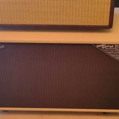 Fender Super-Sonic 60 212 Enclosure 120-Watt 2x12" Guitar Speaker Cabinet 2010 - Present - Blonde image 2