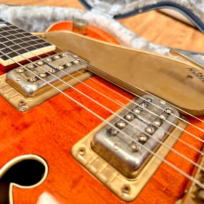 ✨1990✨ Gretsch 6120 Nashville Western Orange MIJ Terada~ Bigsby~ Japan + Case! image 4