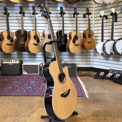 Yamaha APX600 Thinline Cutaway Acoustic-Electric Guitar Natural image 5