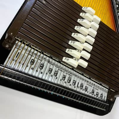 Vintage 1978 Rhythm Band 15-Chord 'ChromAharp' Autoharp with Chipboard Case image 6