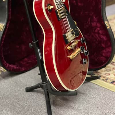 2010 Gibson Custom Les Paul Custom - Translucent Red image 6