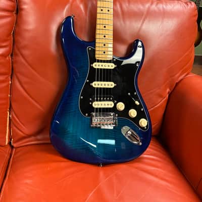 2025 Fender Player II Plus Top HSS Stratocaster Blue Burst image 1