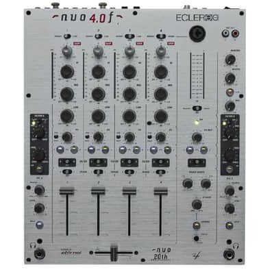 Ecler NUO 4.0F 4-Channel Analogue DJ Mixer with Dual Filters (silver) image 3