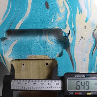 Swirled Hardtail RGD Guitar body fits Ibanez (tm) 7 string RG and UV Necks J1272 image 9