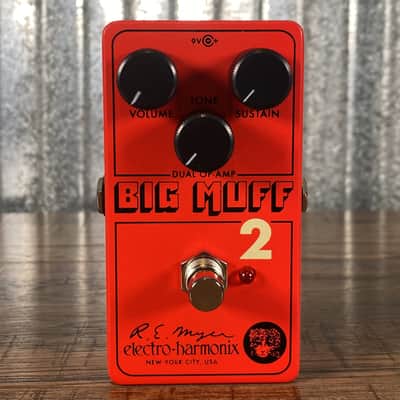Electro-Harmonix EHX Big Muff Pi 2 Dual OP-AMP Fuzz Guitar Effect Pedal image 2