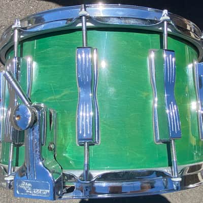 Huge Sounding Ludwig Coliseum Snare Drum - Green Burst image 2