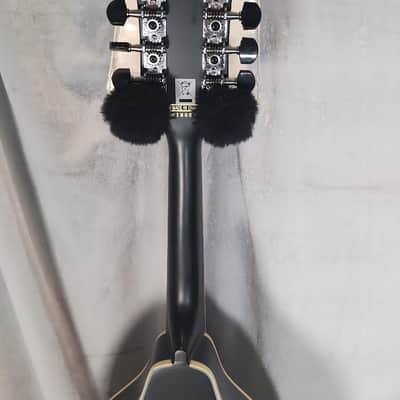 Luna BGM MOON A Moonbird A-Style Mandolin with Electronics 2010s - Black image 6