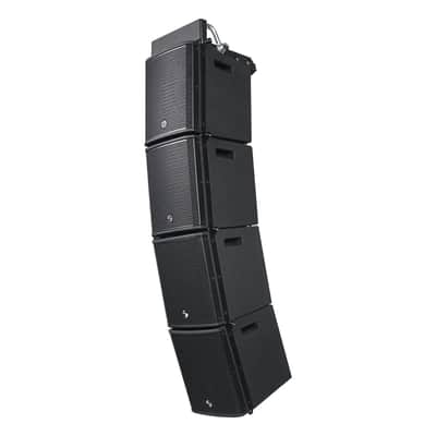 ZETHUS-M3X4 | ZETHUS Series Line Array Speaker System with Four Compact 6 x 3" Line Array PA Speakers and One Flying Frame, Black image 3