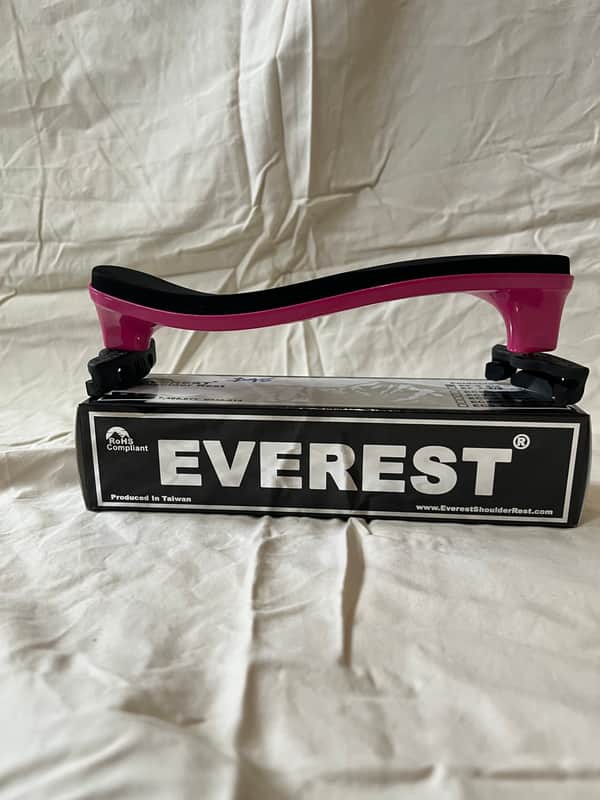 Everest EZ-4A 4/4 Full-Size Violin Shoulder Rest 2010s - Hot Pink image 1