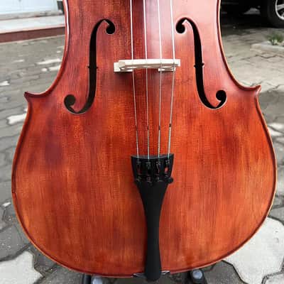 Copy Stradivari left Cello 4/4 Old spruce ,Full Size 100% Hand Made, Solid Wood image 5