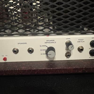 Soldano SLO-100 C3 Amps Clone, Burgundy Snakeskin, White Grille, Excellent image 15