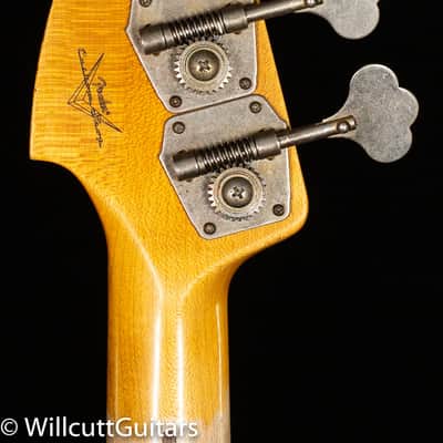 Fender Custom Shop 1958 Precision Bass Heavy Relic 3-Tone Sunburst (339) image 6