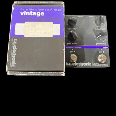 TC Electronic Vintage Dual Distortion 2010s - Black/Purple X8282 image 1