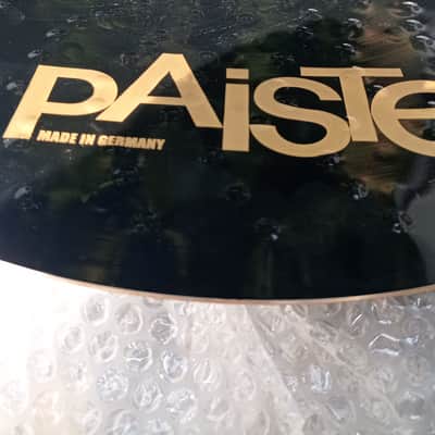 Paiste Black Alpha Slipknot edition 20" Metal Ride 2008-2010 - Black with Gold Slipknot logo image 7