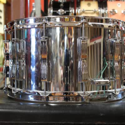 1990s Ludwig 8x14 Classic Colosseum Snare in Chrome Over Wood image 2