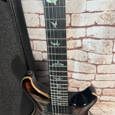 Immagine PRS Wood Library-Modell Custom 24 Charcoal Tri-Colour Burst - 10 Top- Ebony FB - 85/15+ TCI 2 pcs Worldwide #1 - 10