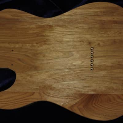 Figured Spalt Maple Top / Butternut Wood Tele Style Body Esquire 4lbs 1oz  #3677 UPS IMPORT CHARGES INCLUDED image 6