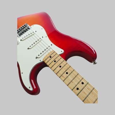 Fender Standard Stratocaster Plus Top with Maple Fretboard - 2015 - Cherry Burst image 6