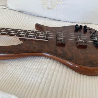 Fodera Walnut Burl Monarch 4 Deluxe 2018 image 5