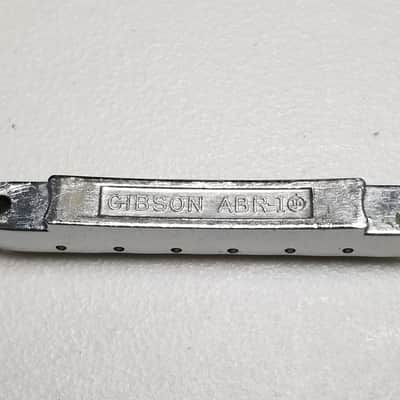 1965 Gibson ABR-1 Chrome Bridge - Foundry Mark - 100% Genuine Vintage - No Sags or Cracks! image 2