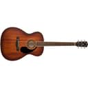 Mint Fender Paramount PO-220E Orchestra Acoustic Electric Guitar, Aged Cognac Burst