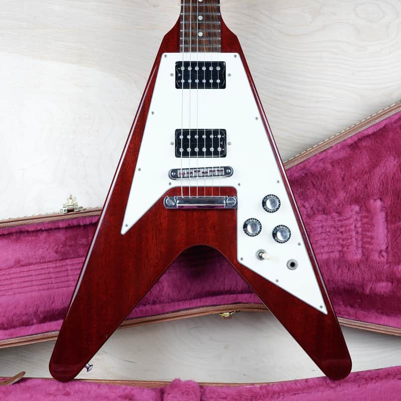 Gibson Flying V '67 2000 Cherry Yamano Music w/ OHSC