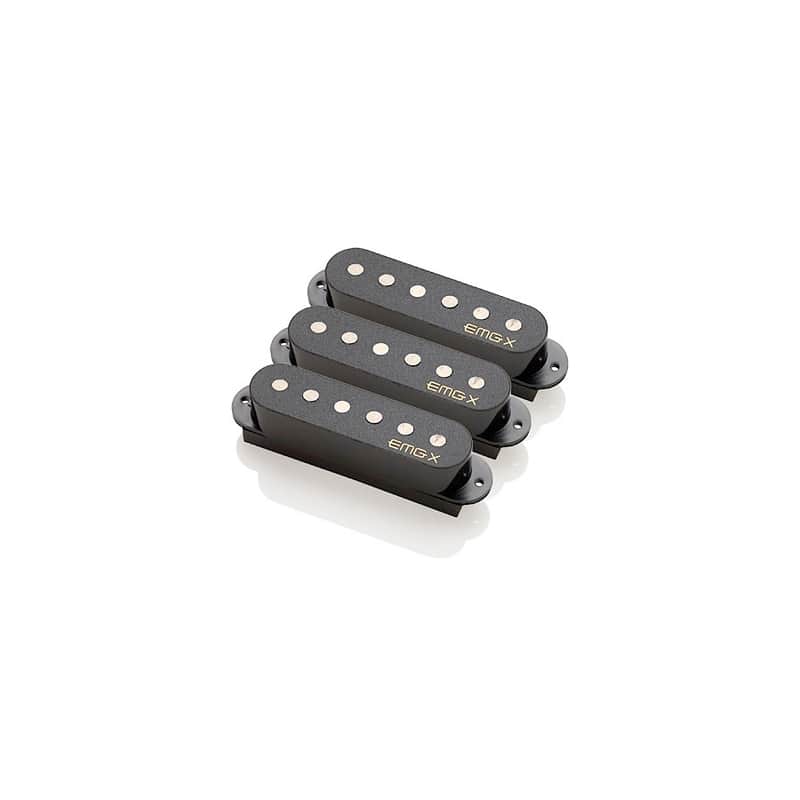 EMG SAVX Set Active Single-Coil Guitar Pickup Set - Black image 1
