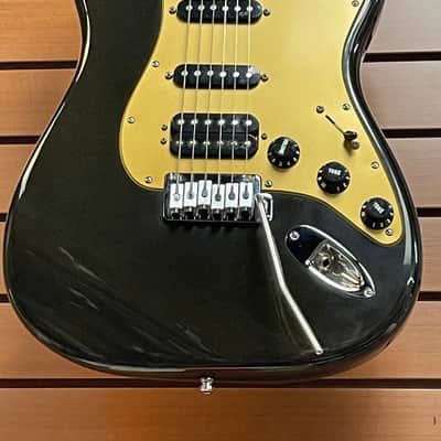 Fender American Deluxe Fat Stratocaster HSS with Rosewood Fretboard in Montego Black 2004 w/OHSC image 2