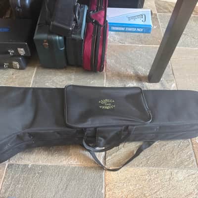 Immagine Gold color trigger trombone, With case and mouthpiece. Large bore - 13