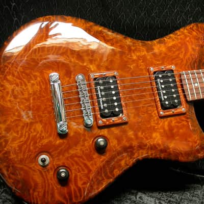 Complete to Suit: Till Guitars Redwood Burl Boutique Thinline Handmade in California image 7