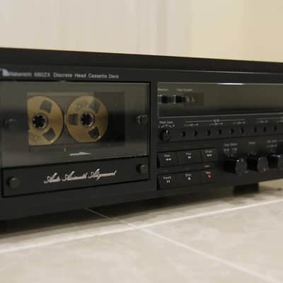 Nakamichi 680ZX Rare Vintage MINT Cassette Deck Serviced Tested 2-Speed Auto image 2