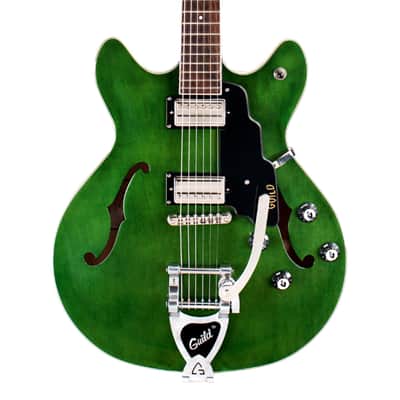 Guild Starfire I Double-Cut Semi-Hollow Guitar w/GVT - Emerald Green image 1