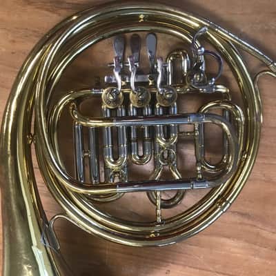 Vintage Getzen Elkhorn Compensating Double French Horn with Case/Mouthpiece. Sale Benefits Music Education Nonprofit! image 4